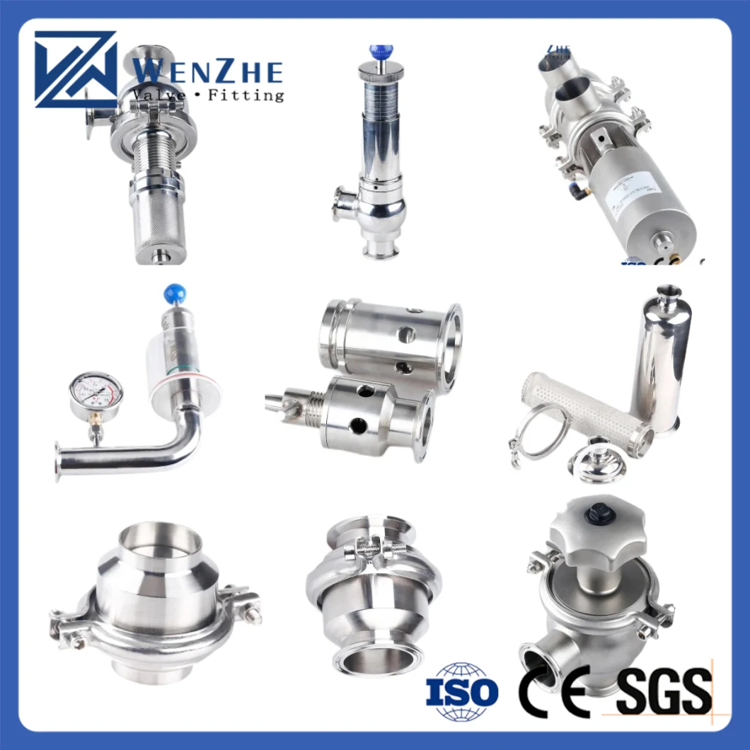 Sanitary Stainless Steel 304/316L Muti-Type Manual