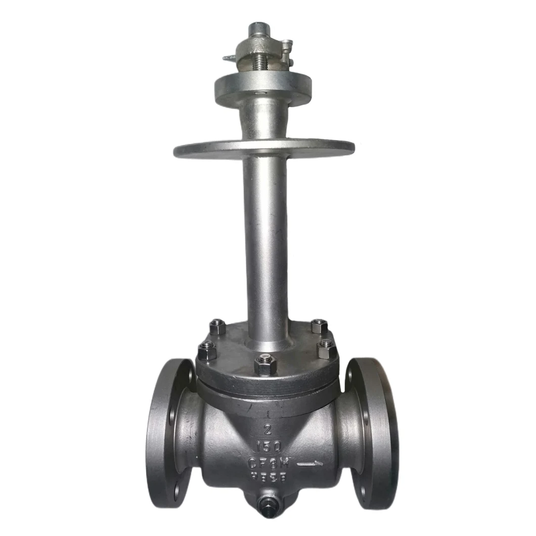 Low Temperature LNG F316 F304L Flanged Top Entry Ball Valve