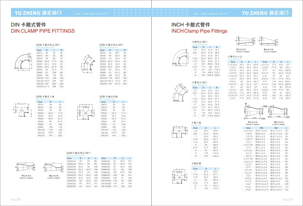 Sanitary Pipe Fitting with Satin/Mirror Polish