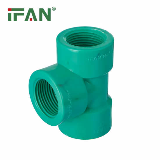 Fornitura idrica Ifan Attacco filettato PVC-U BSP Attacco tubo UPVC da 1/2 pollice